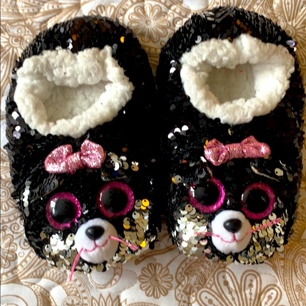 TY kids slippers